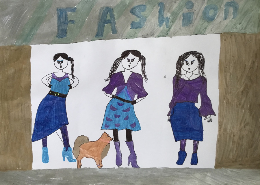 'Fashion dress up and feel good' by Áine (8) from Louth