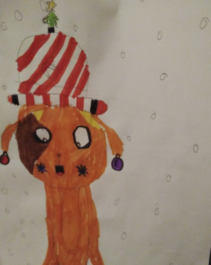 'The Snow Dog' by Aisling (8) from Kildare