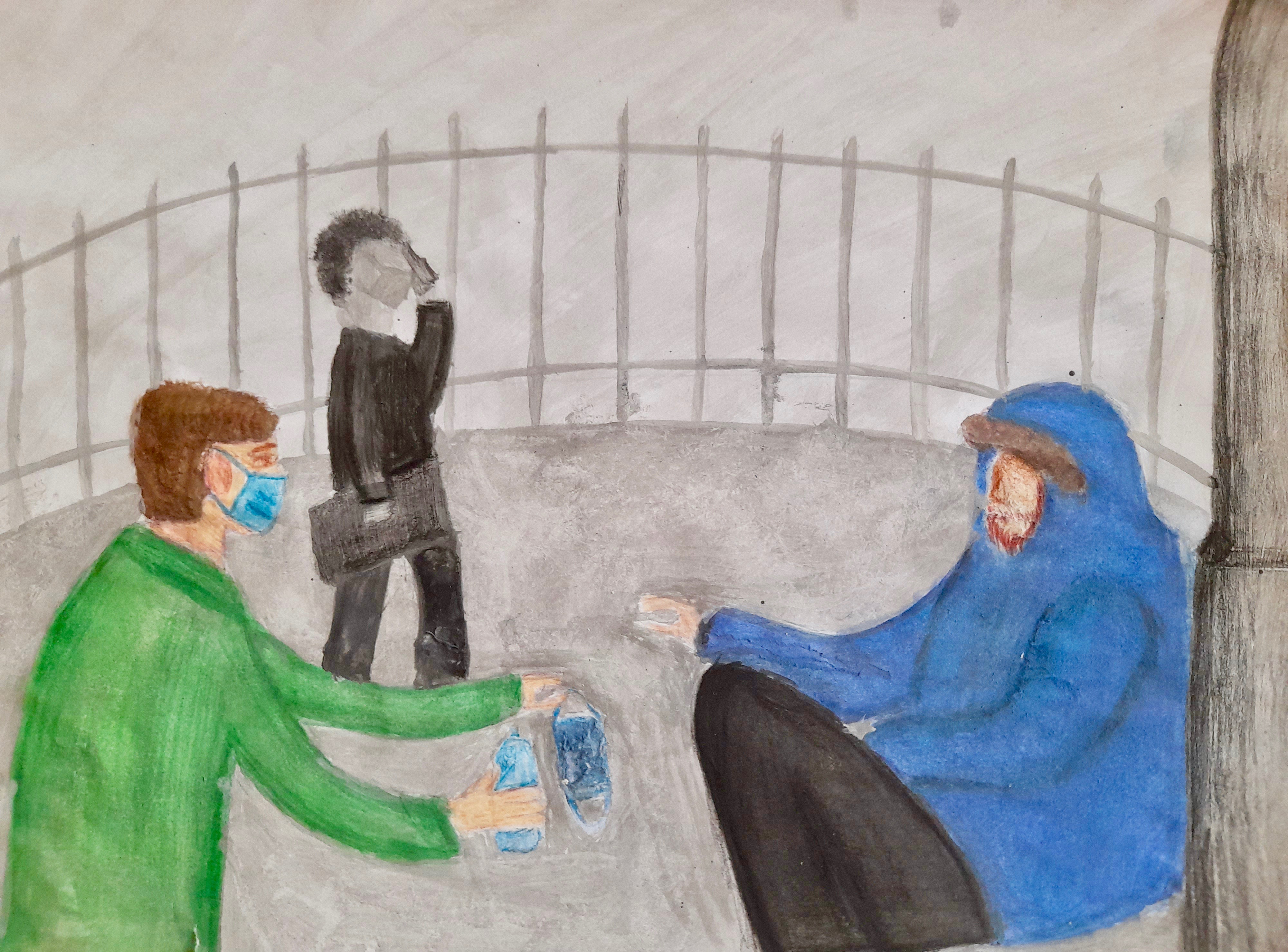 'Homeless in a pandemic' by Amy (16) from Kerry