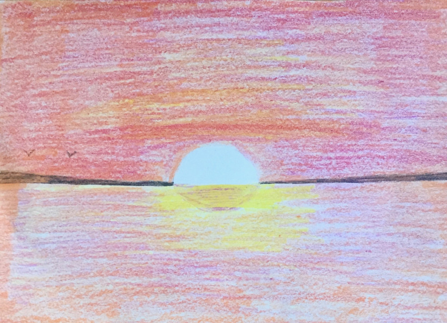 'Morning Sun rise' by Amy (16) from Galway