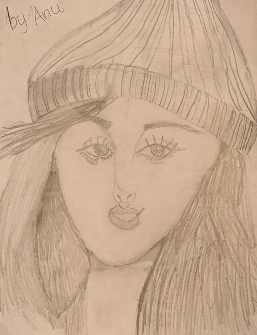 'A Realistic Girl' by Ananyaa (10) from Dublin