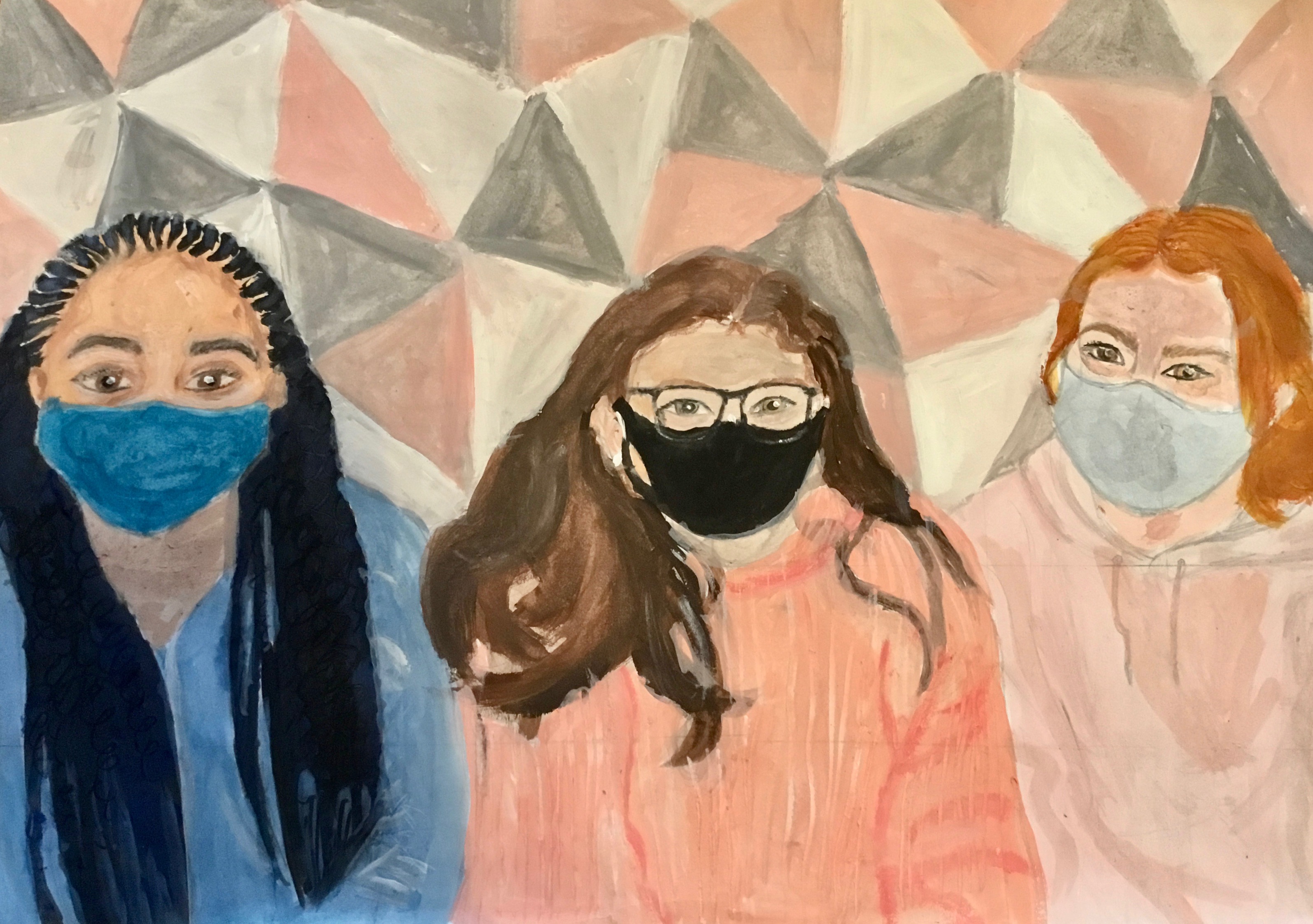 'Friends during COVID 19' by Anna (16) from Tipperary