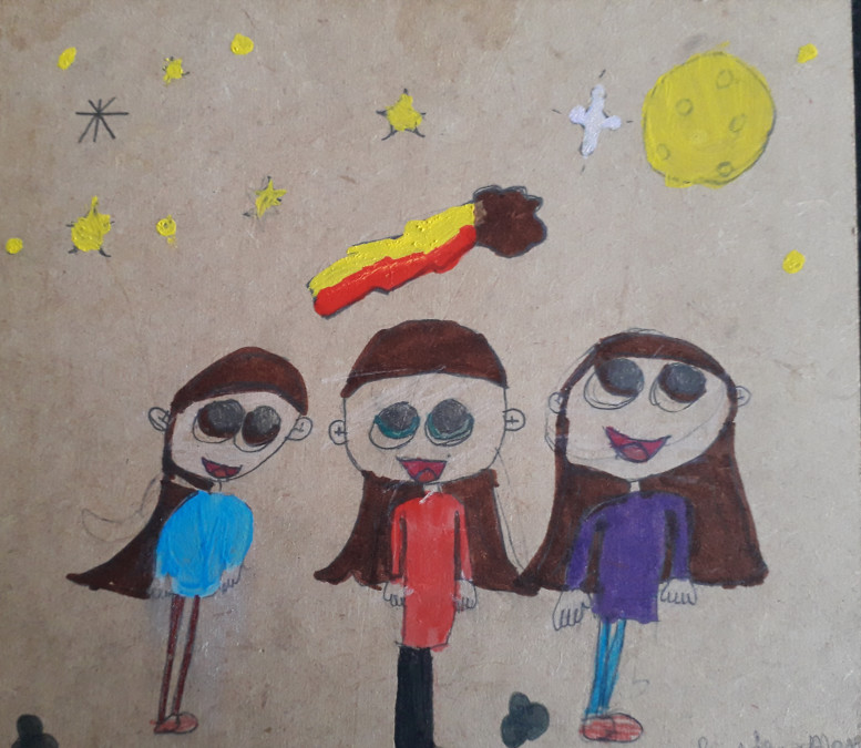'With a little distance everything seems so small' by Aoife (9) from Offaly