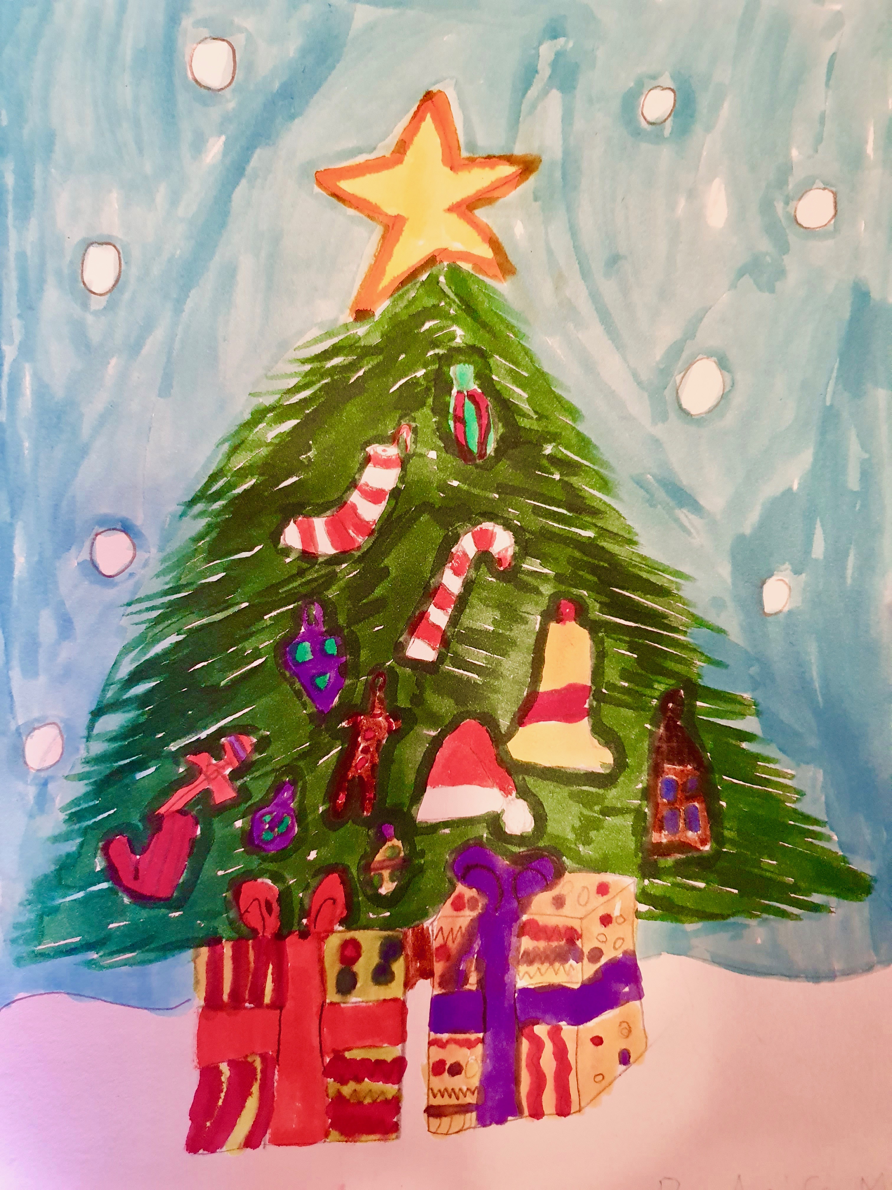 'Presents under the tree' by Aoife (8) from Galway