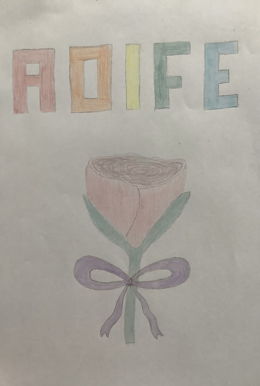 'A Flower of Hope' by Aoife (10) from Meath
