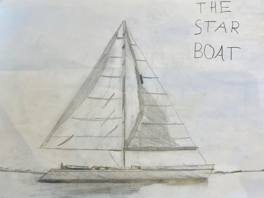 'The star boat' by Baptiste (9) from Dublin
