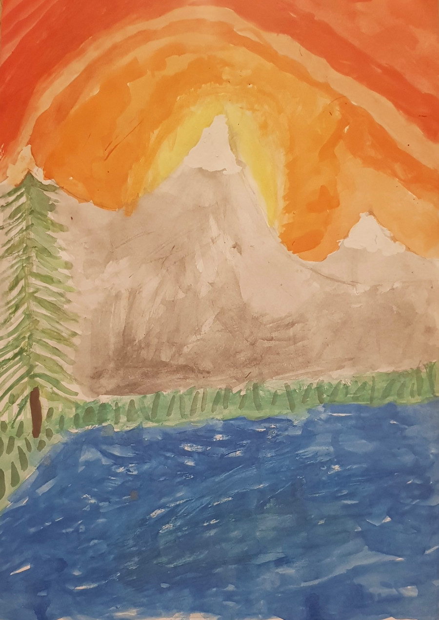 'Lakeside Mountains' by Basia (7) from Kerry