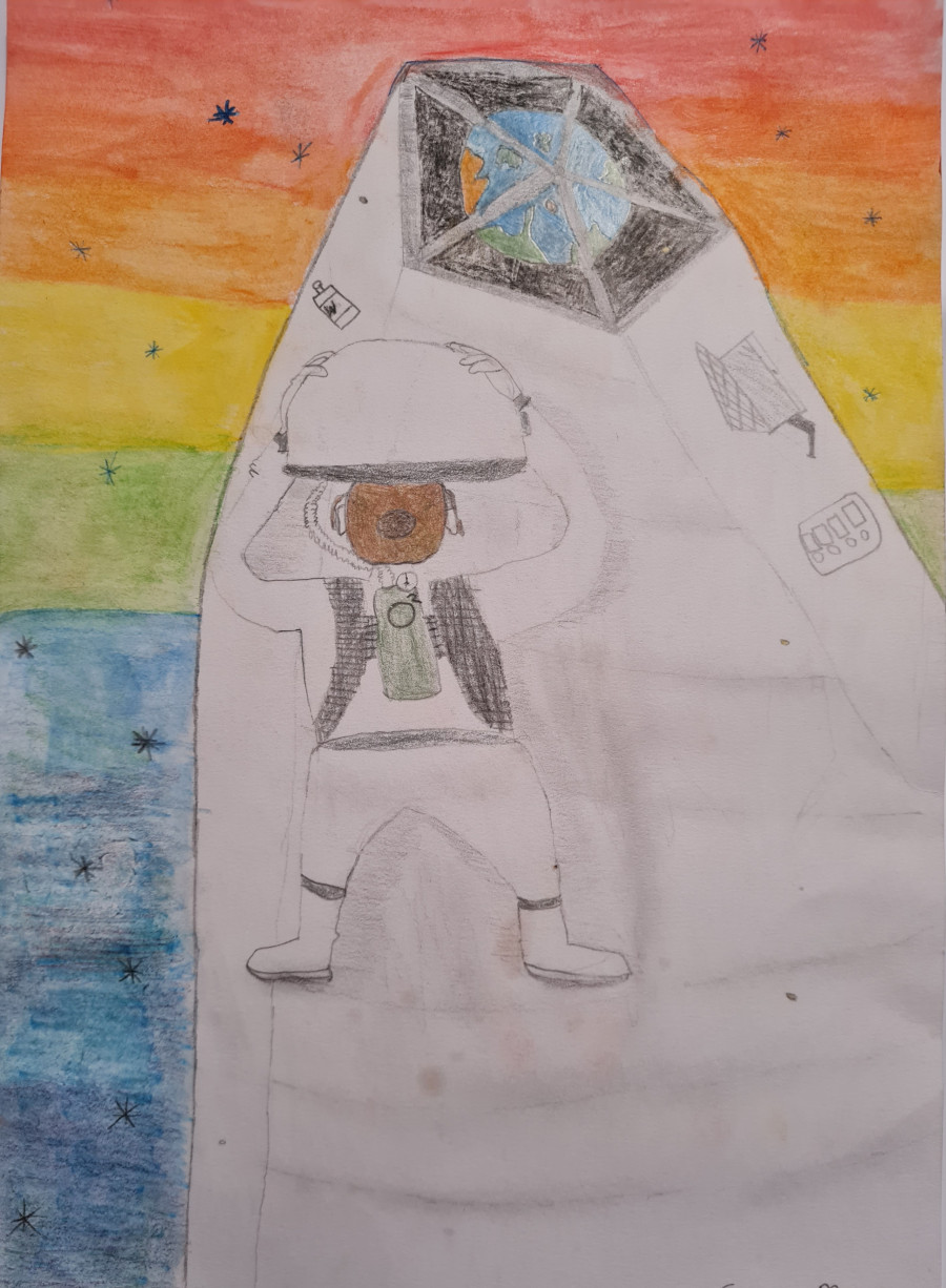 'The Colour of Space' by Cara (9) from Offaly