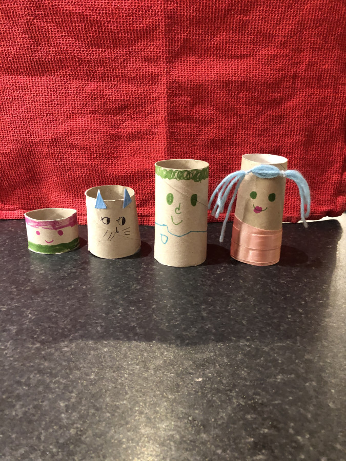 '4 little people' by Catherine (6) from Sligo