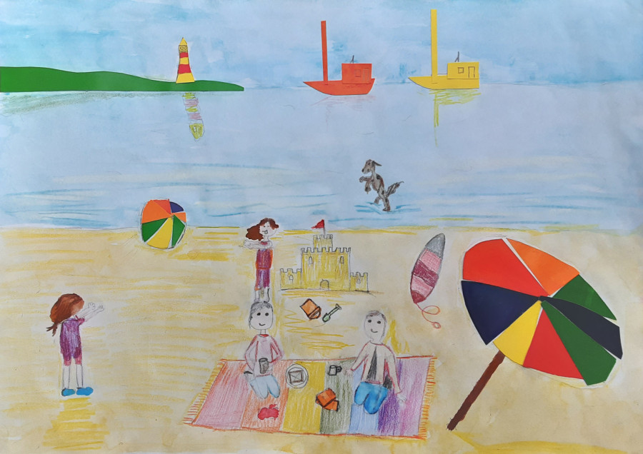 'When we go back to the beach' by Catherine (8) from Down