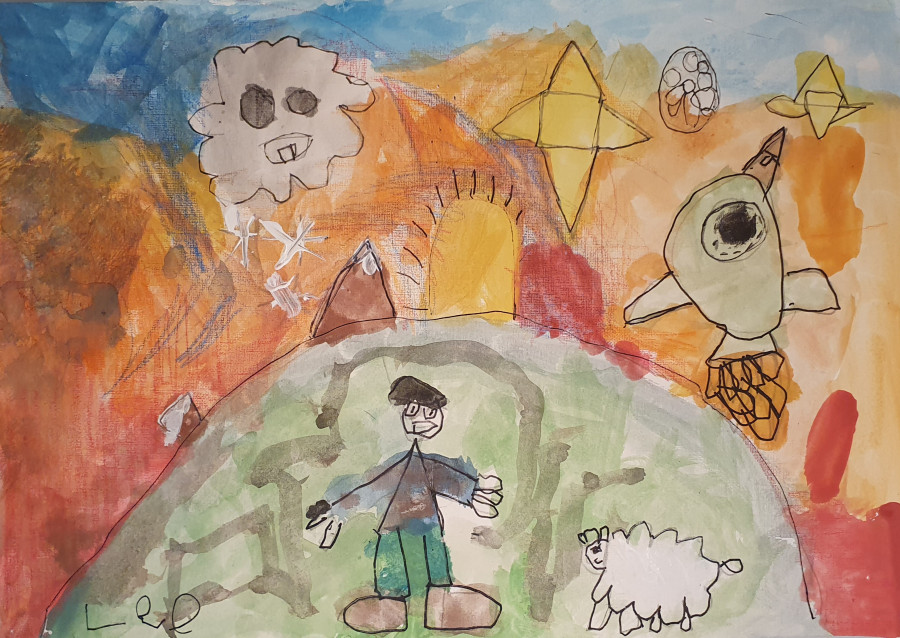 'The World Around Me' by Leo (7) from Wexford