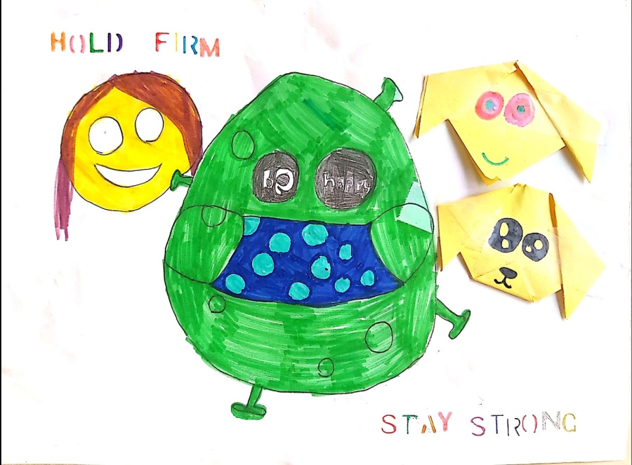 'Stay strong' by Chloe (7) from Dublin