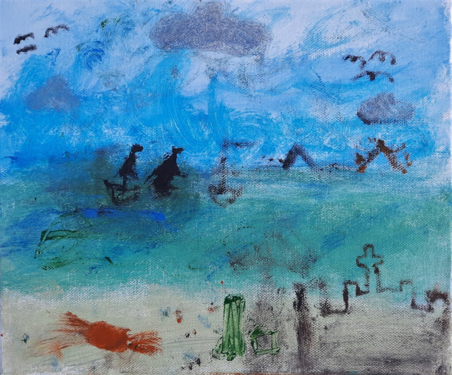 'I love the beach' by Ciara (10) from Kildare
