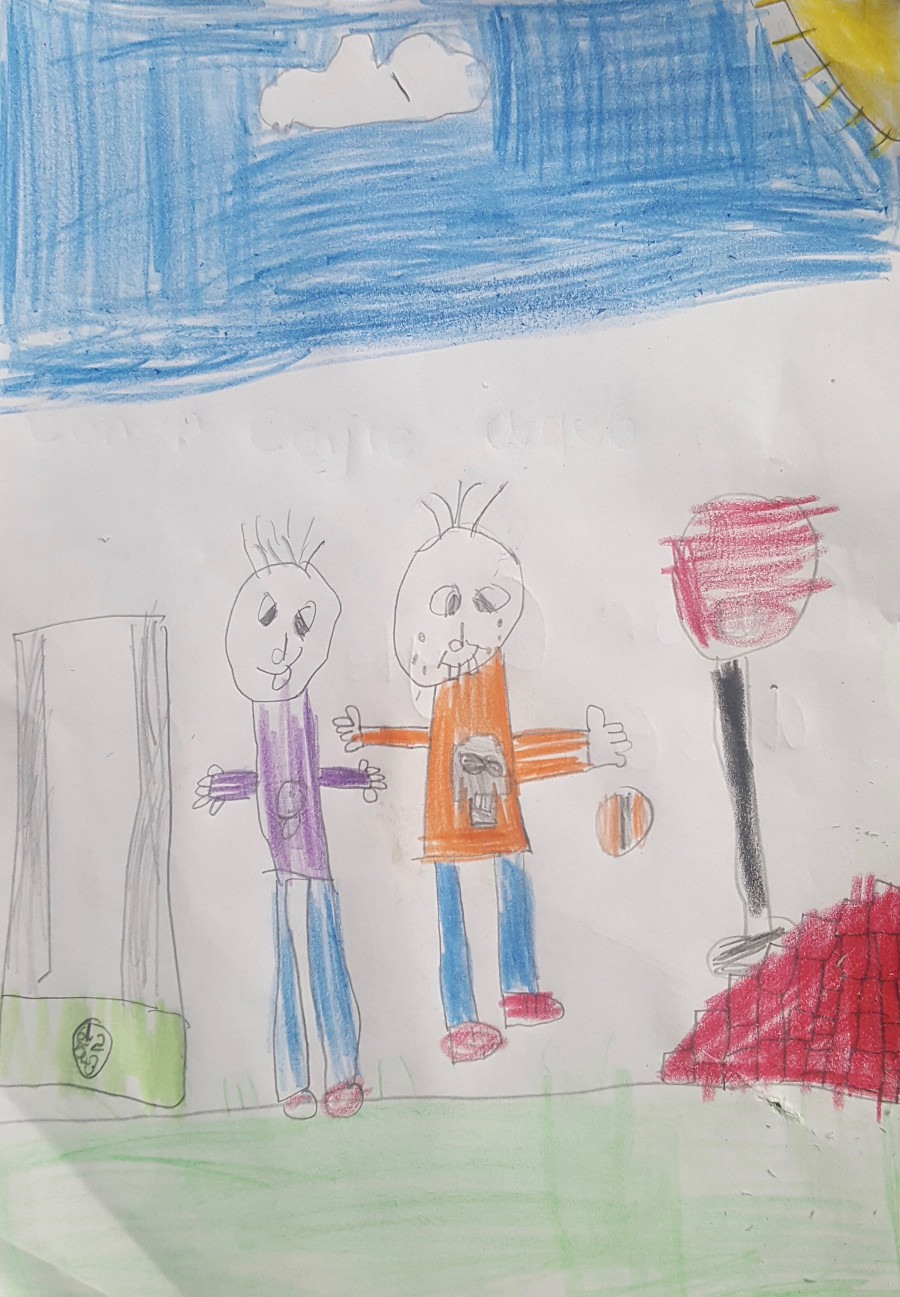 'Playing outside' by Conor (6) from Galway