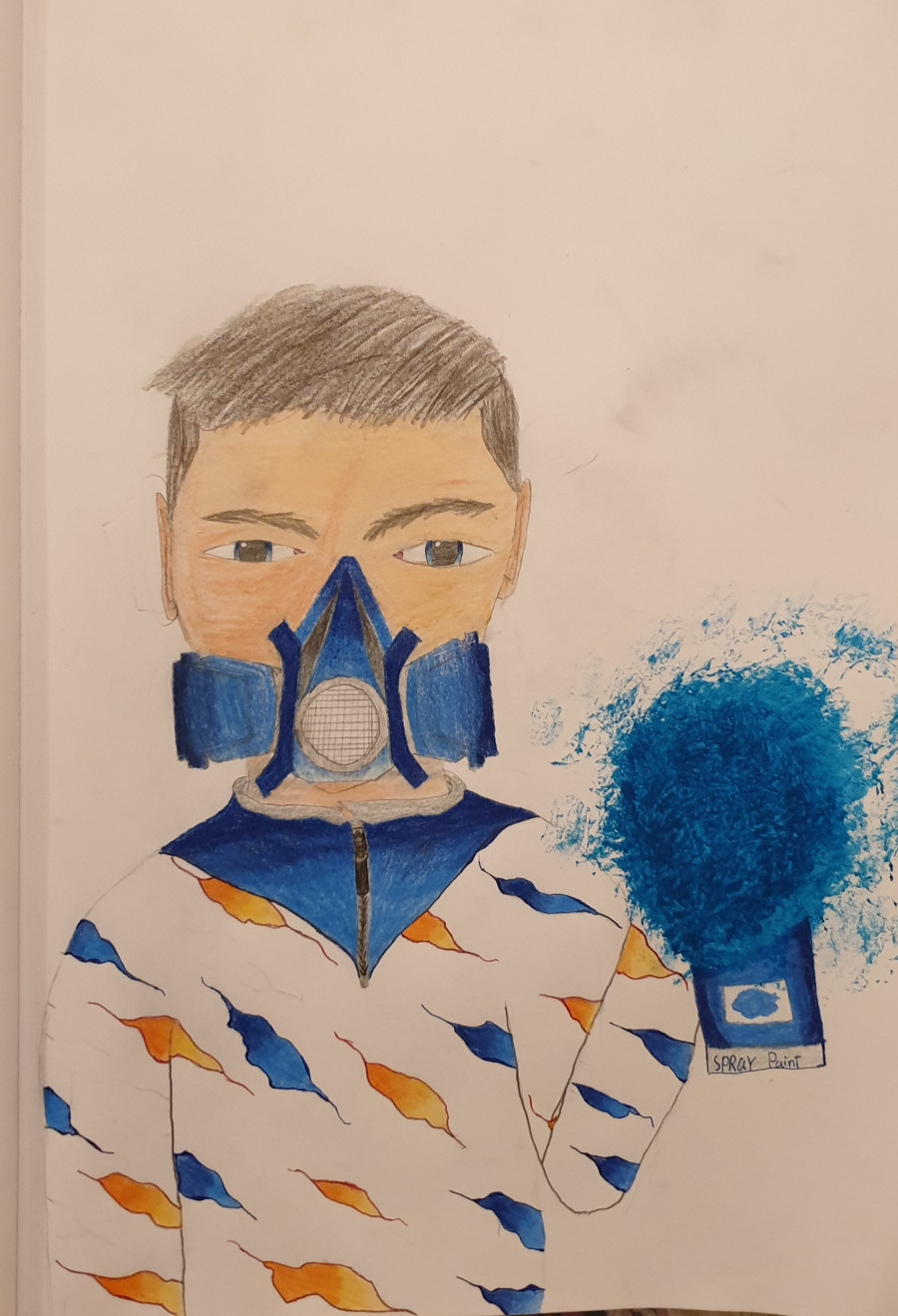 'Spray Paint Time' by Danny (11) from Wexford