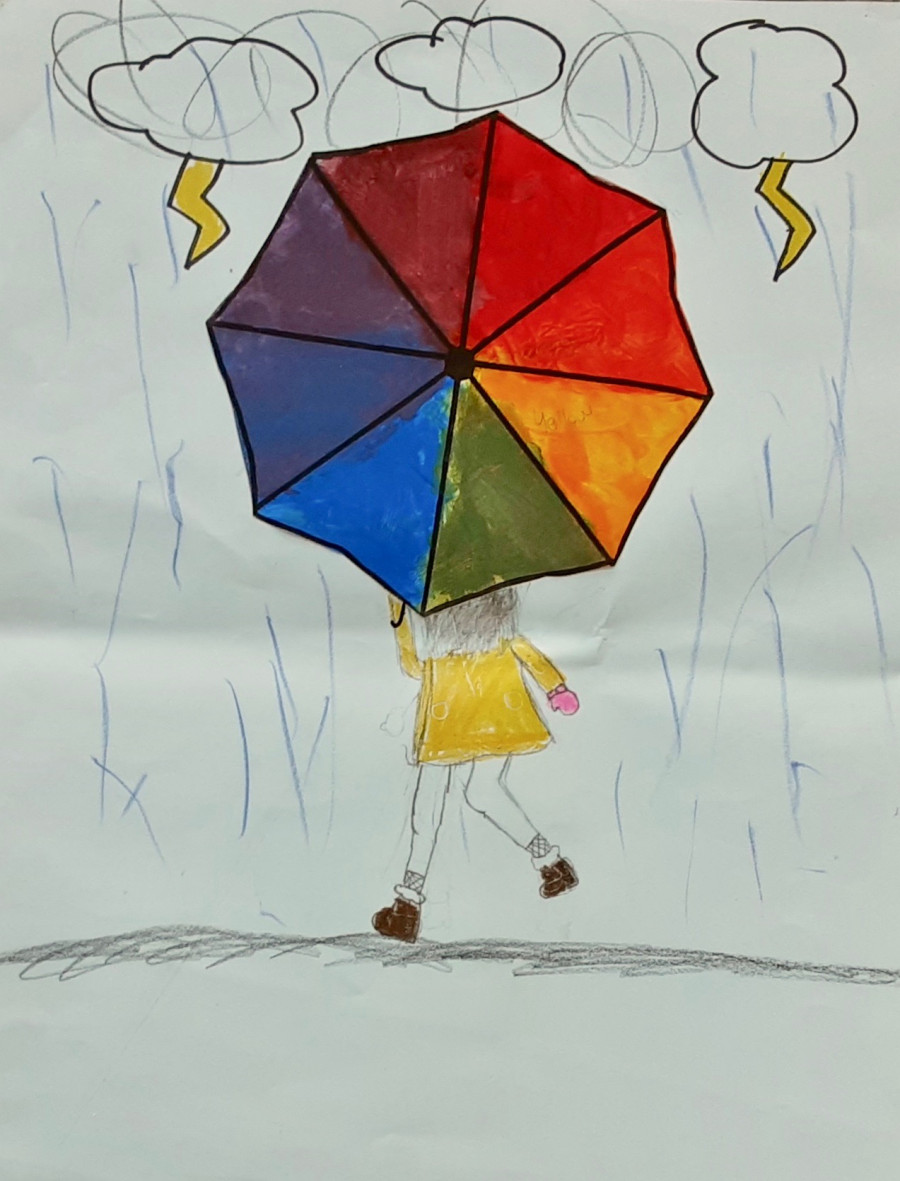 'The Umbrella' by Della (9) from Louth