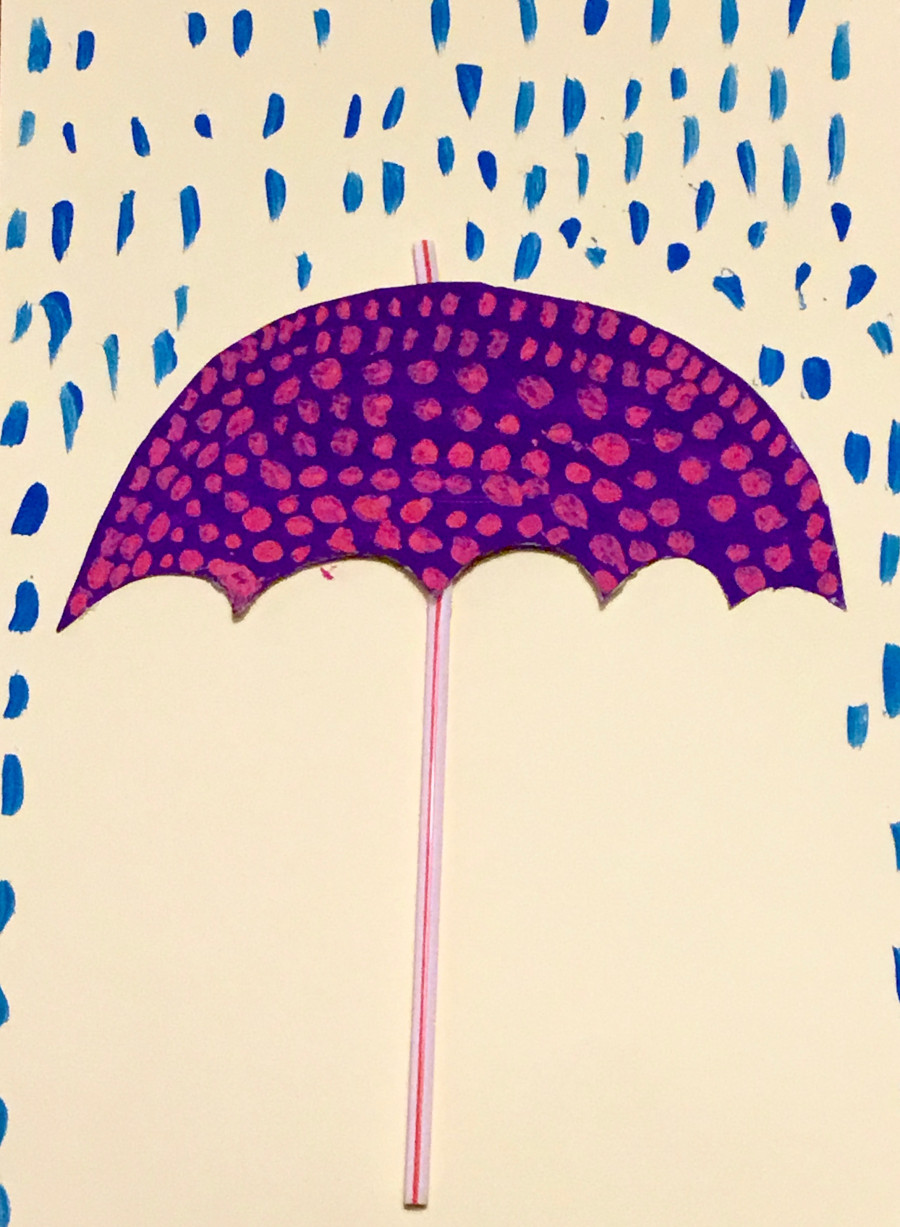 'Umbrella under rain' by Éadaoin (7) from Galway