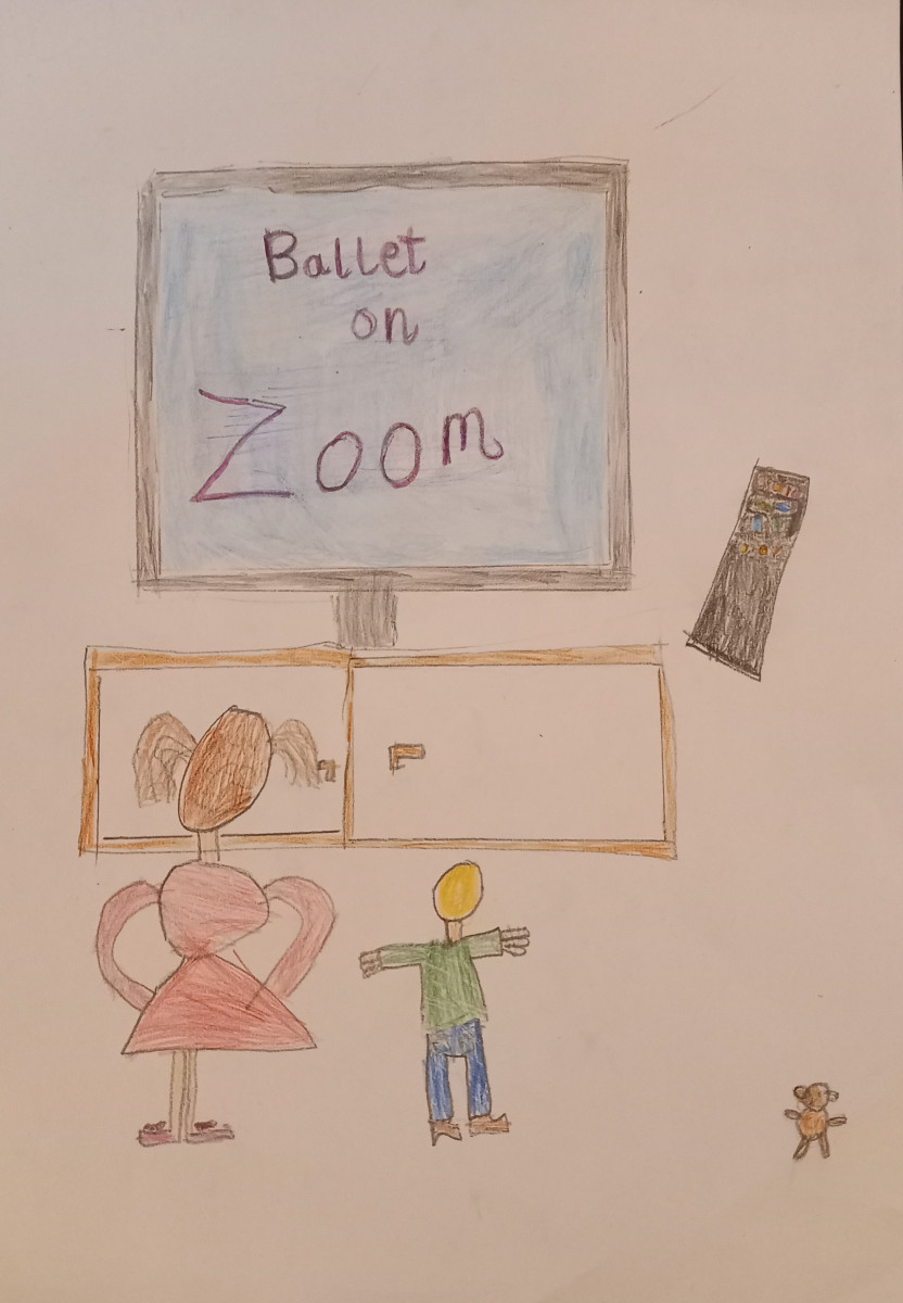 'Ballet on Zoom' by Eileen (6) from Carlow