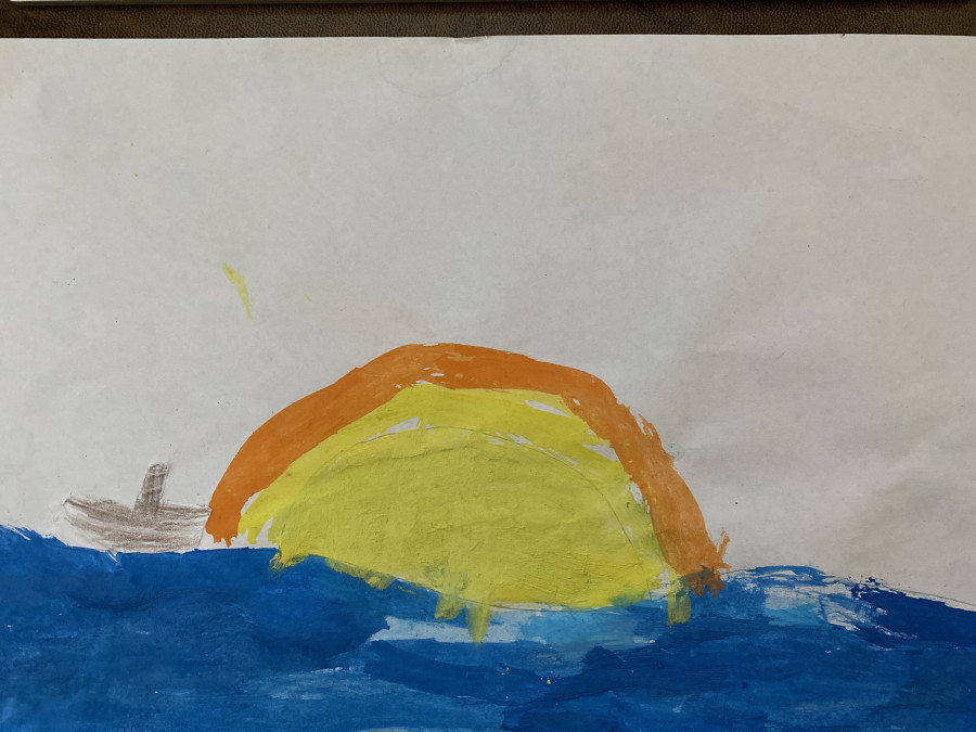 'When we travel again' by Elizabeth (5) from Mayo