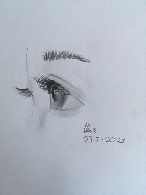 'Eye Study' by Ella (13) from Galway