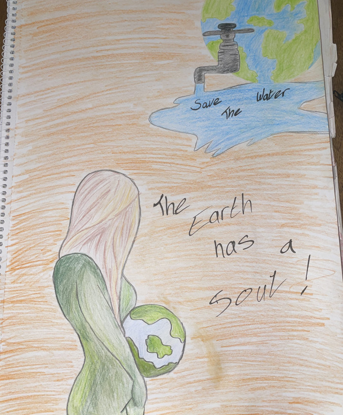'Earth's Soul' by Ellie (14) from Donegal