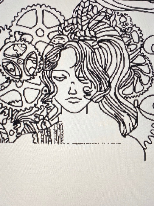 'Mandala girl' by Ema (11) from Kildare