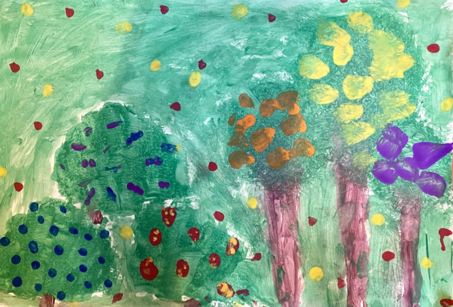 'The Woods' by Emilia (6) from Cork