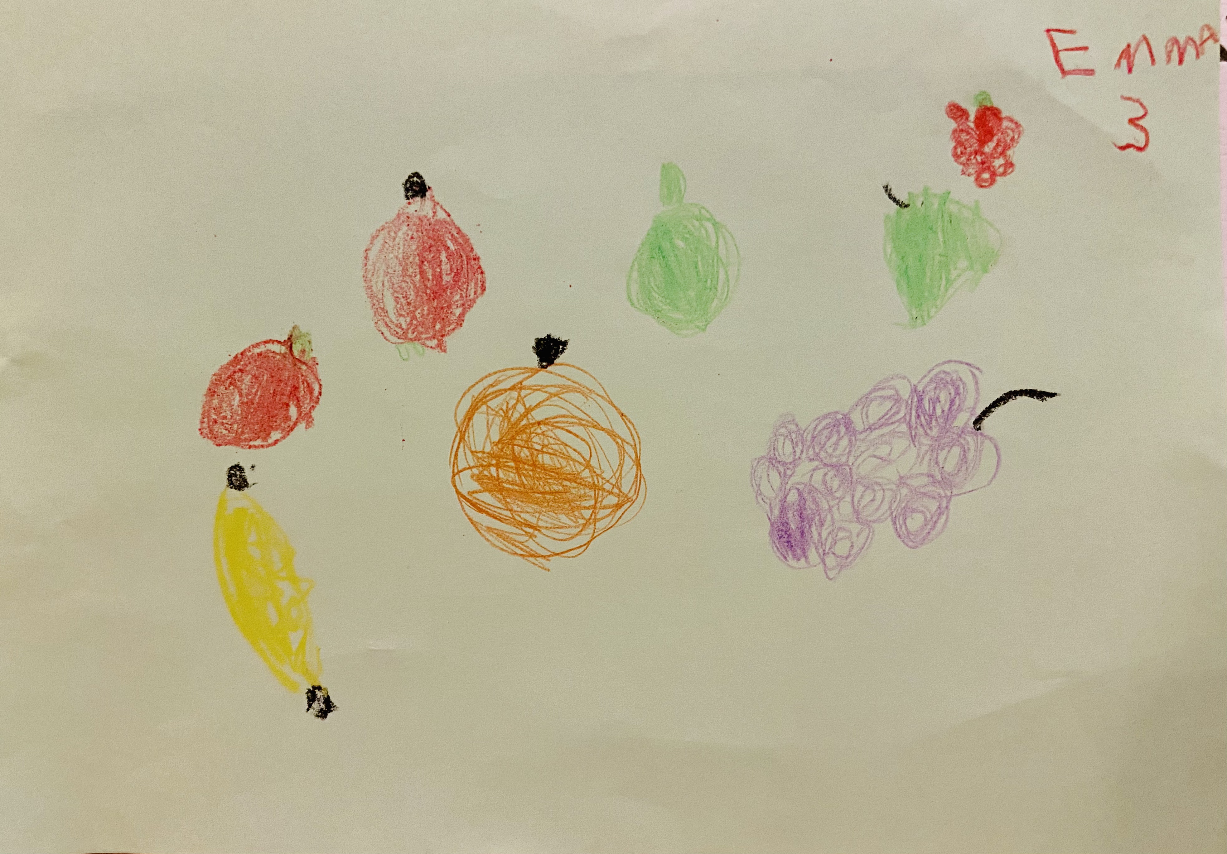 'Fruit Plate' by Emma (3) from Dublin