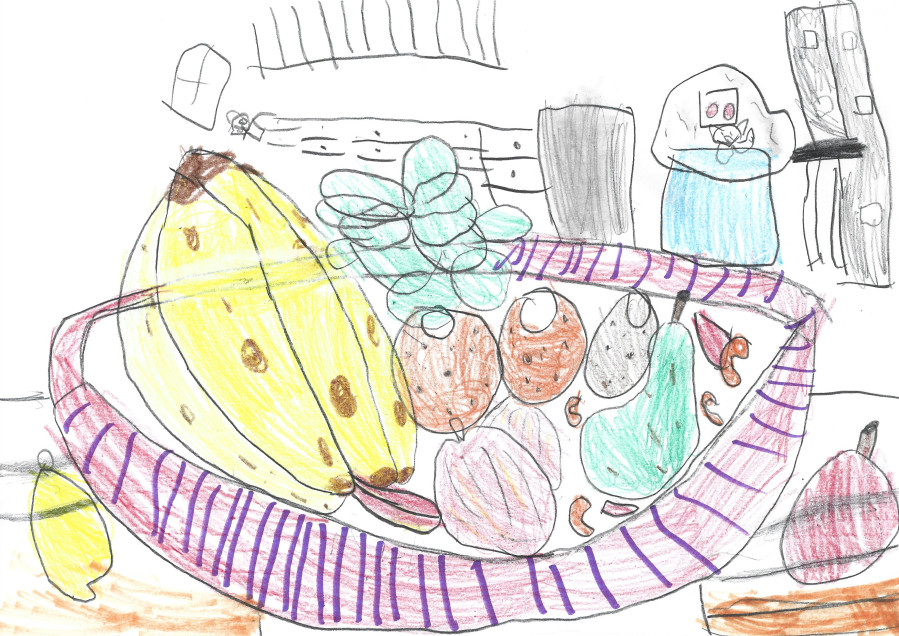 'The Fruit Bowl' by Emma (6) from Kilkenny