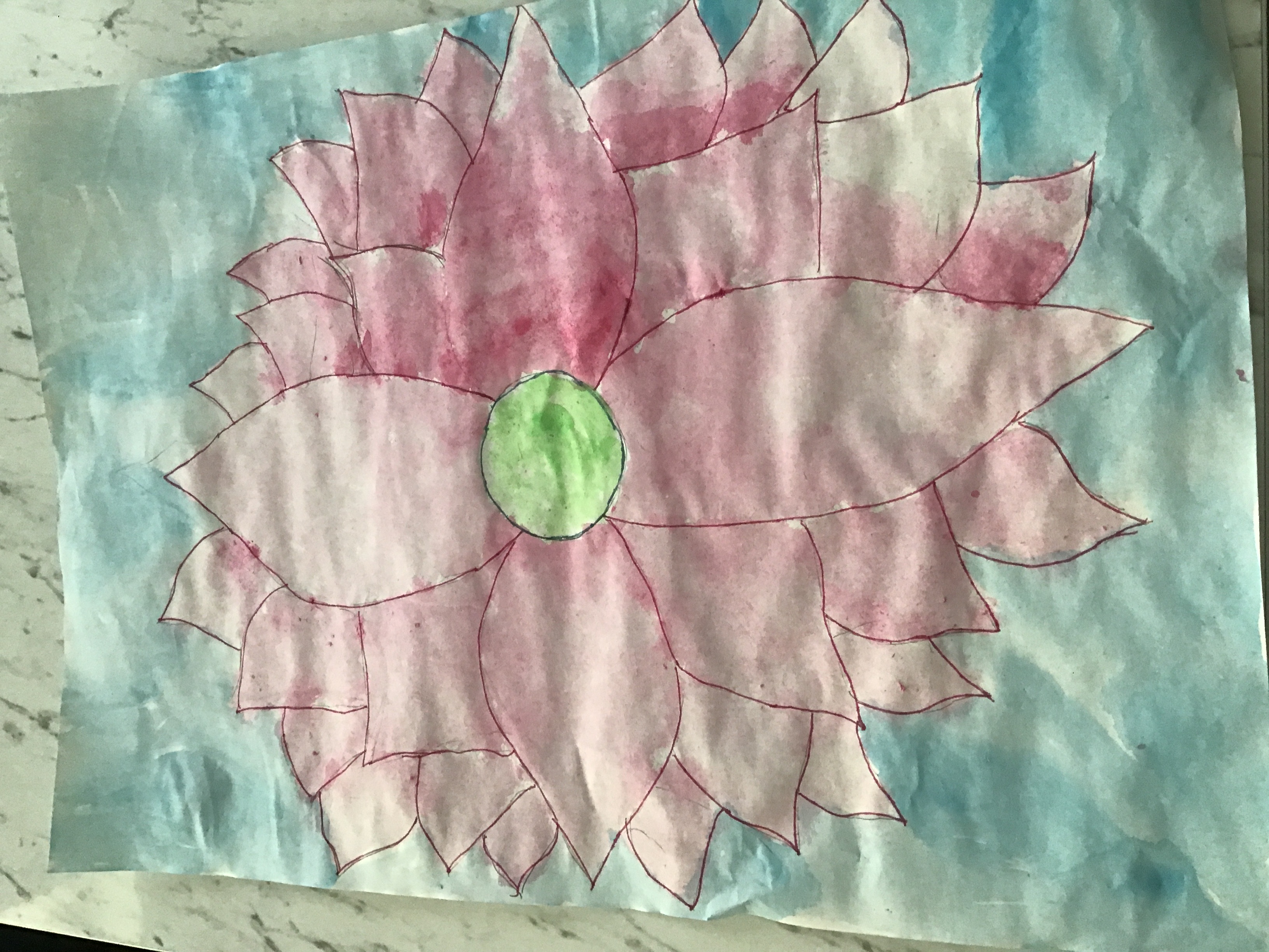 'The calming flower' by Erin (10) from Dublin