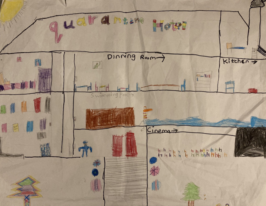 'Quarantine Hotel' by Erin (5) from Louth