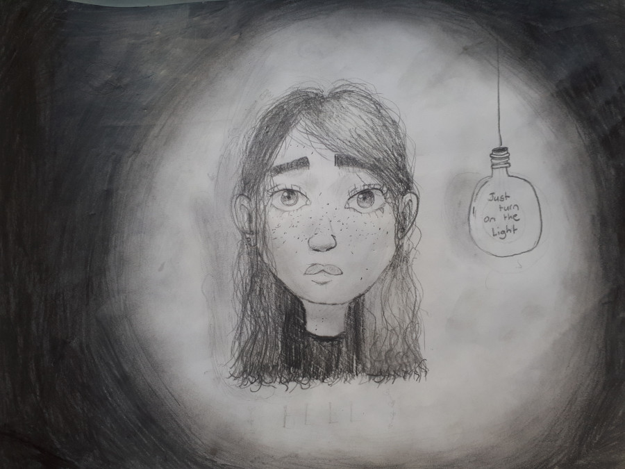 'Just turn on the light' by Eve (11) from Louth