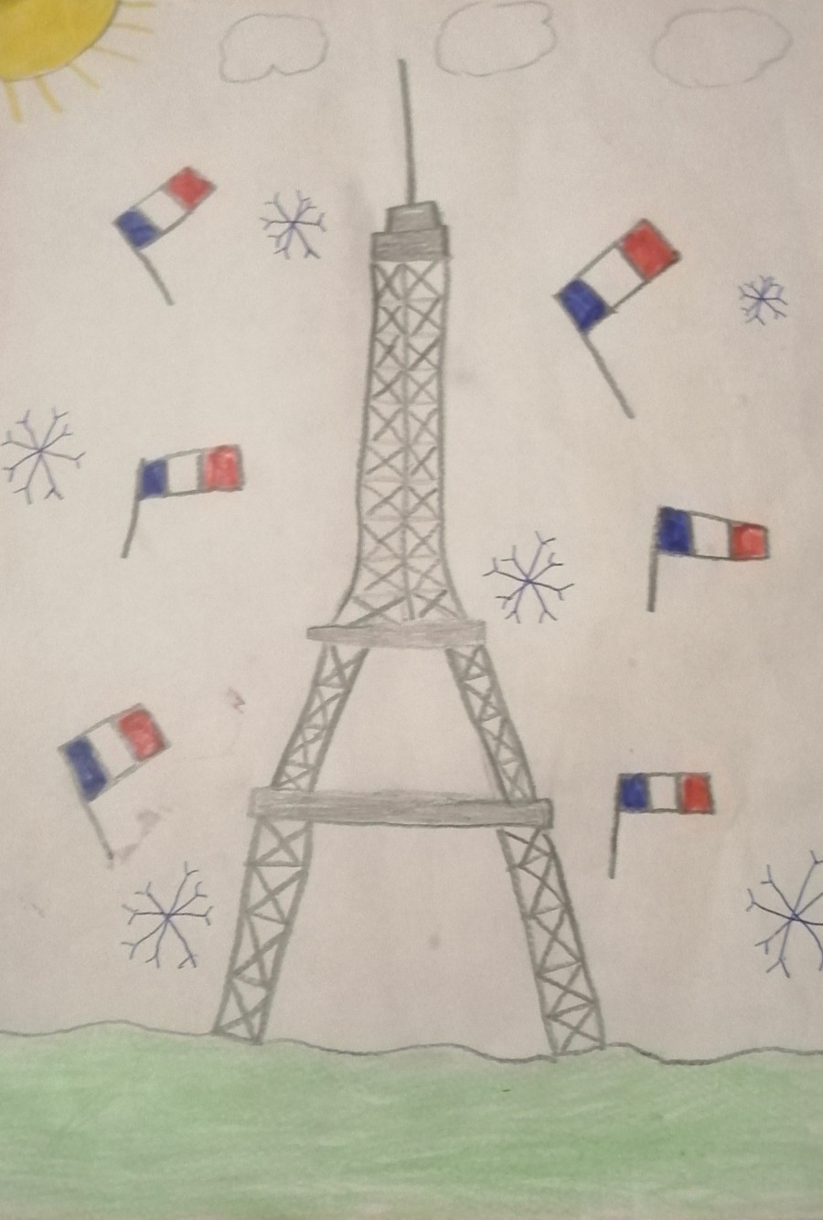 'The Eiffle Tower' by Fiona (9) from Galway