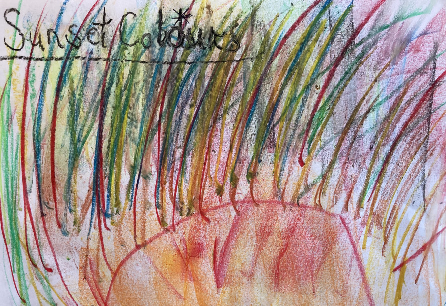 'Sunset Colours' by Fionn (7) from Wexford