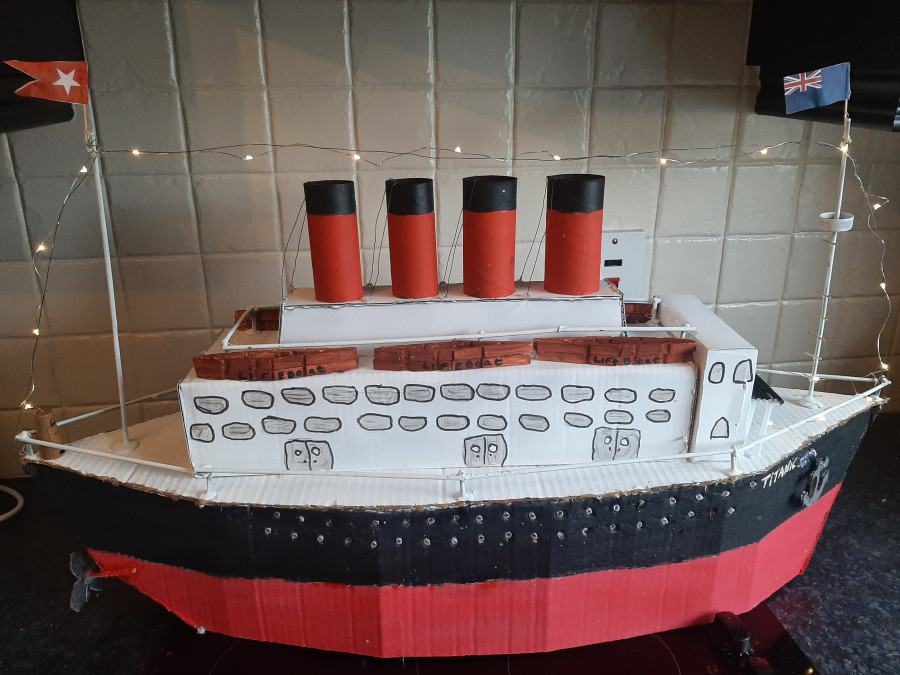 'Titanic, calm before the storm' by Grace (10) from Sligo