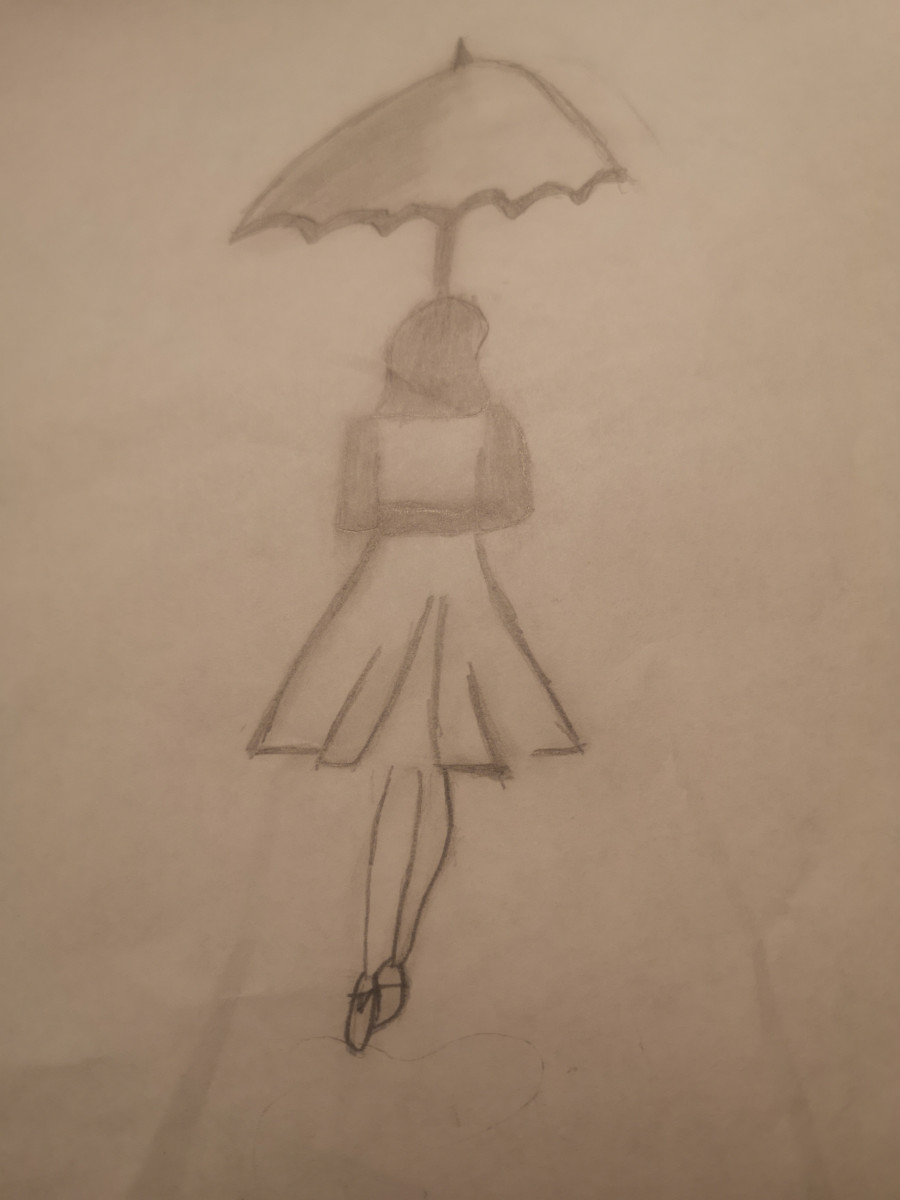 'Under my umbrella' by Grace (9) from Meath
