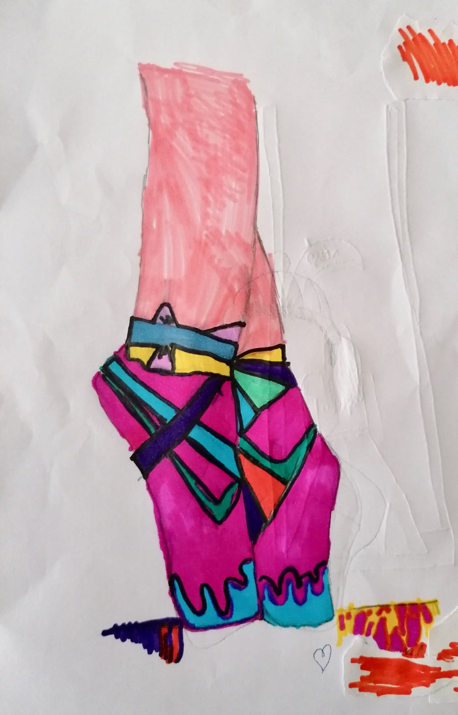 'The Rainbow Dancing Shoes!' by Haleigh (8) from Cork