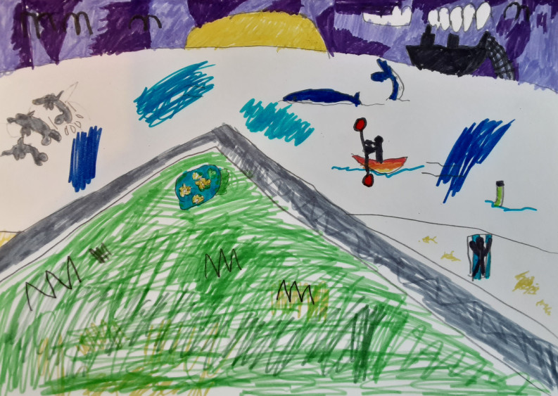 'THE SEA' by Harry (9) from Cork