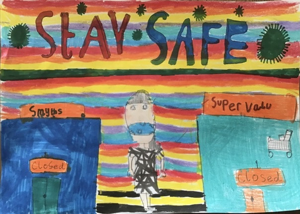 'Stay safe 👮🏻' by Heidi (9) from Meath