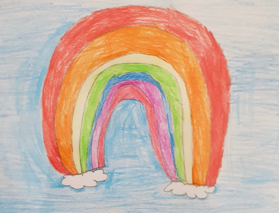 'My Peace Rainbow.' by Hibah (11) from Dublin