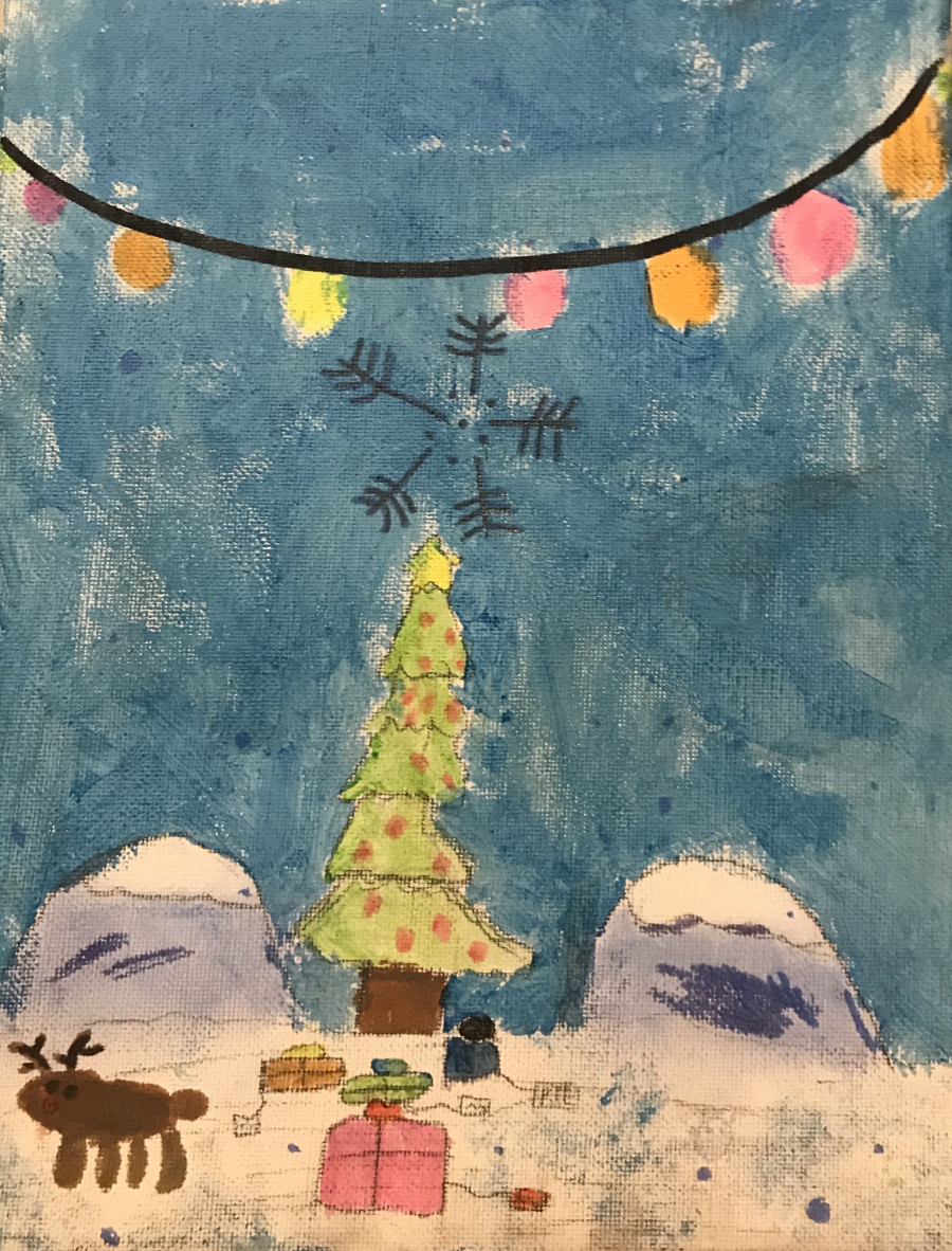 'Snowy Christmas' by Holly (7) from Waterford