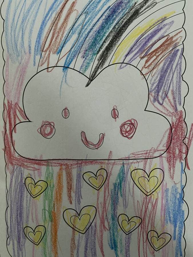 'Cloud Rainbow Rainbow' by Imogen (4) from Down