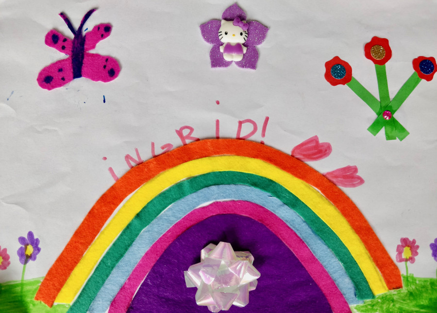 'Magic rainbow' by Ingrid (7) from Kildare