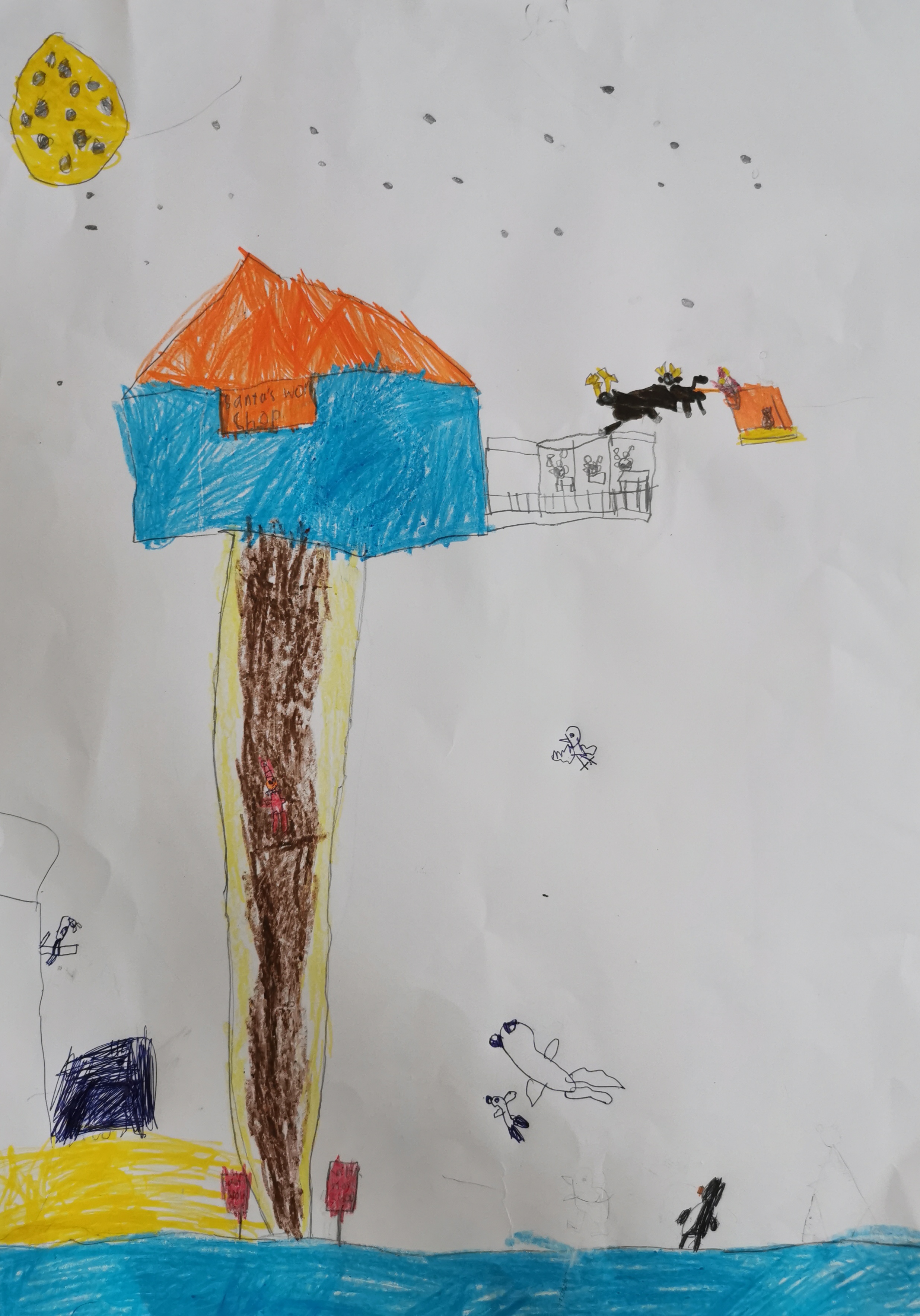 'The North Pole' by Jenny (5) from Leitrim