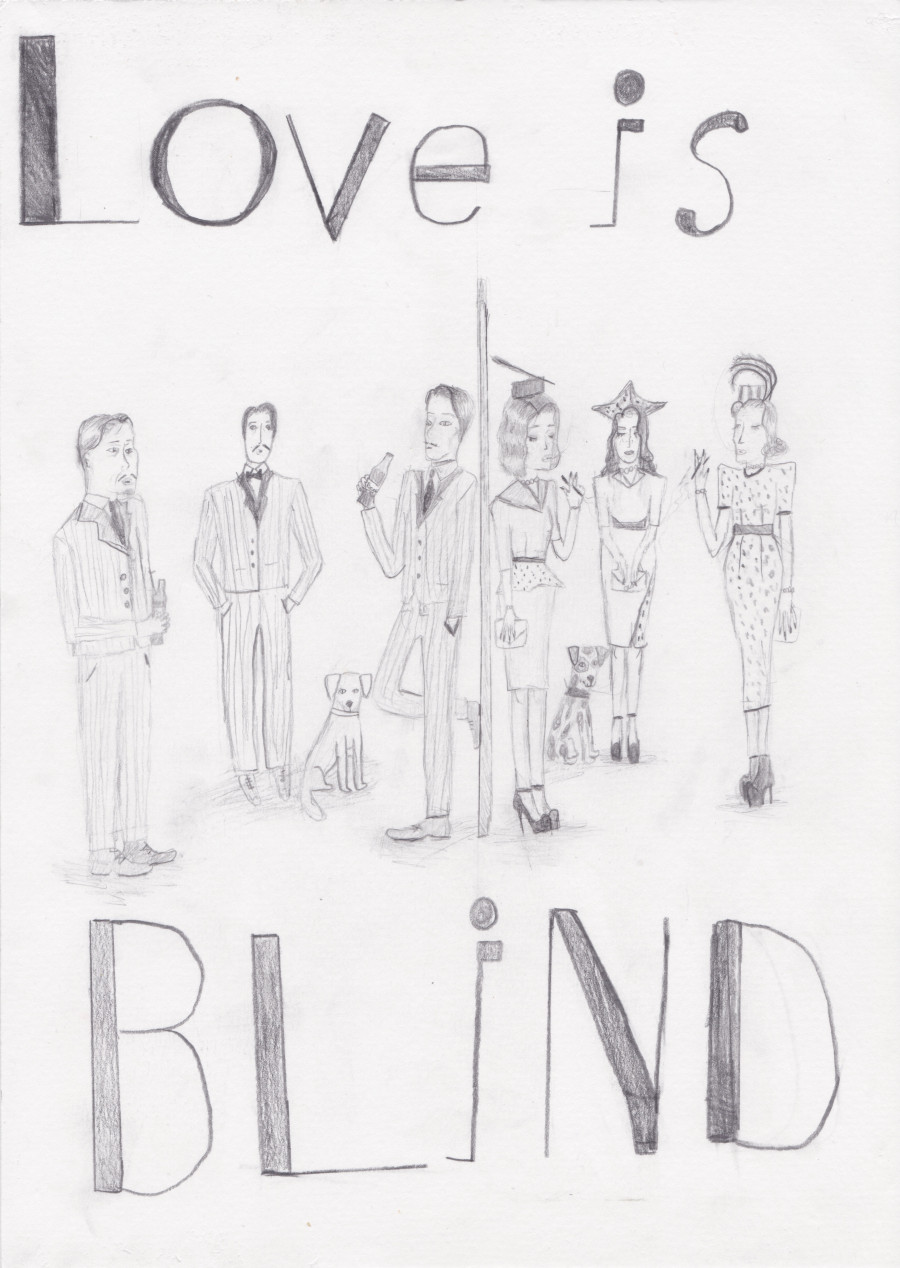 'Love is blind' by Joey (10) from Cavan