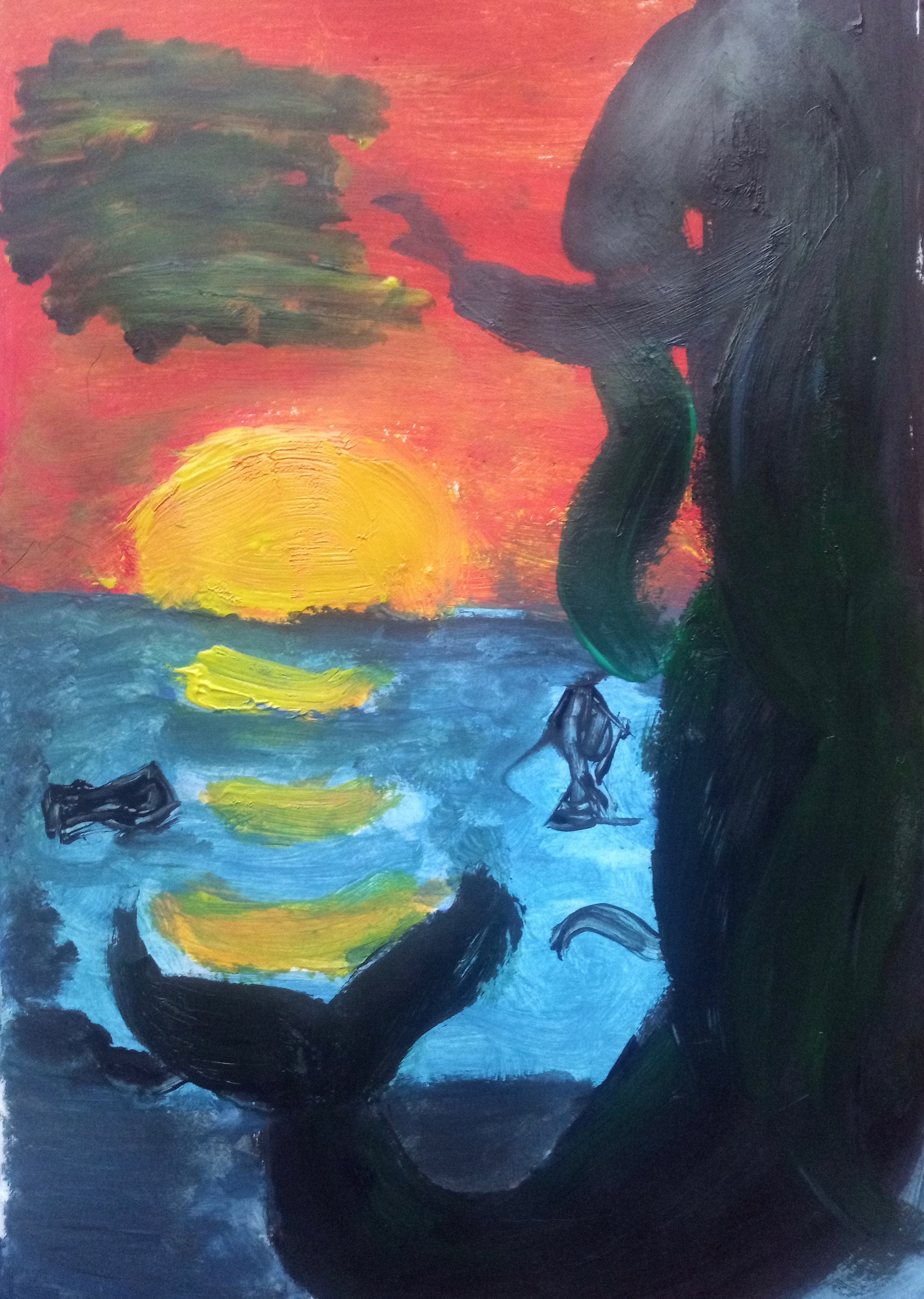 'Mer sunset' by Kai (17) from Laois