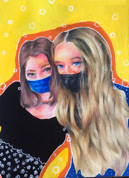 'Masks' by Kathleen (16) from Dublin