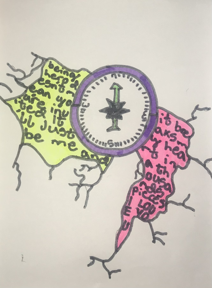 'The Compass Read' by Kelsey (13) from Offaly