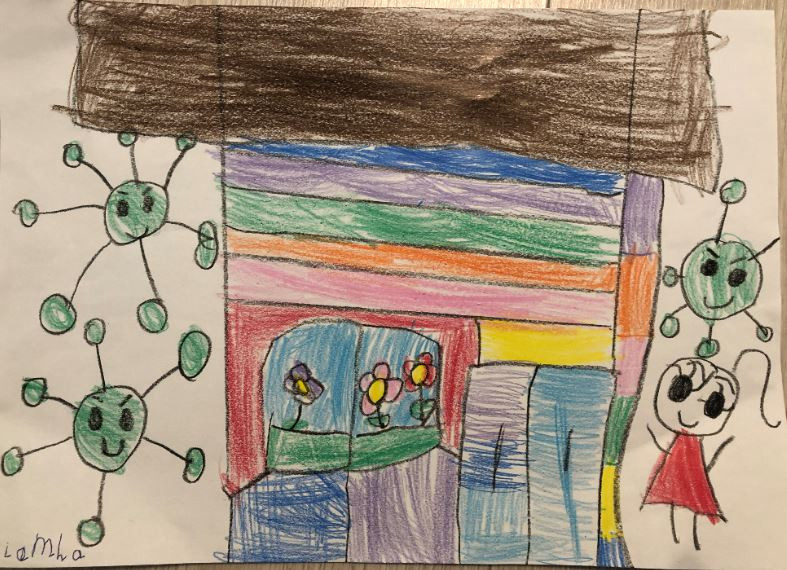'Covid19 and me' by Lamha (5) from Carlow
