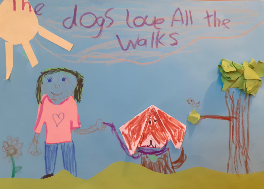 'Dog in Lockdown' by Laura (8) from Cork